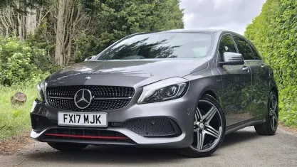 Used Mercedes A250 Premium 218 HP (160 kW) 2017 Grey Hatchback