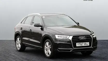 Used Audi Q3 S-Line 150 HP (110 kW) 2017 Black SUV
