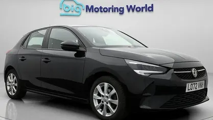 Used Vauxhall Corsa Design Edition 75 HP (55 kW) 2022 Black Hatchback
