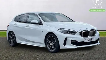 Used BMW 118 M Sport 140 HP (102 kW) 2020 White Hatchback