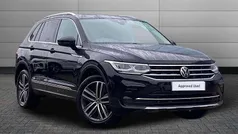 Black Used 2022 VW Tiguan Elegance SUV | £26,260 (Fair price)