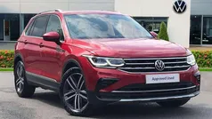 Red Used 2021 VW Tiguan Elegance SUV | £22,299 (Fair price)