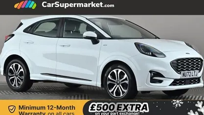 White Used 2022 Ford Puma ST-Line Hatchback | £14,397 (Fair price)