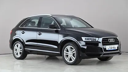 Used Audi Q3 S-Line 150 HP (110 kW) 2018 Black SUV