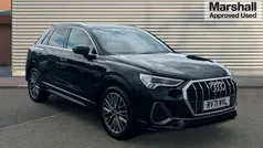 Black Used 2021 Audi Q3 S-Line SUV | £25,630 (Fair price)