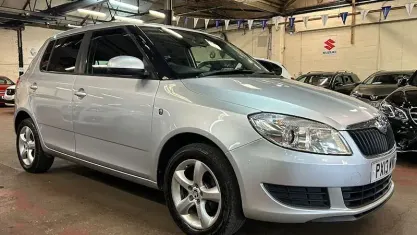 Used Skoda Fabia SE 69 HP (50 kW) 2013 Silver Hatchback