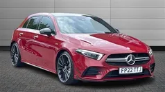 Patagonia red Used 2022 Mercedes A35 AMG Premium Plus Hatchback | £32,395 (Fair price)