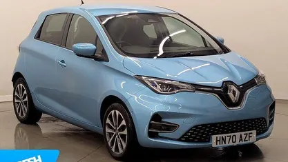 Used Renault Zoe GT-Line 100 kW (136 HP) 2020 Blue Hatchback
