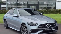 Silver Used 2024 Mercedes C200 AMG line Sedan | £31,800 (Fair price)