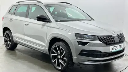 Używany Skoda Karoq SportLine 150 KM (110 kW) 2020 Szary SUV