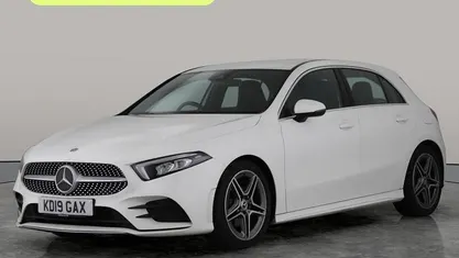 White Used 2019 Mercedes A180 AMG line Hatchback | £14,445 (Fair price)