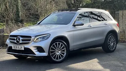 Used Mercedes GLC250 AMG Line Premium 204 HP (150 kW) 2018 Silver Estate