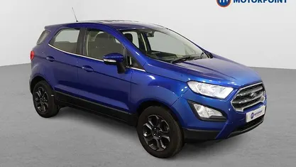 Used Ford Ecosport Zetec 125 HP (91 kW) 2018 Blue SUV