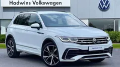 White Used 2022 VW Tiguan R-line SUV | £29,495 (Fair price)