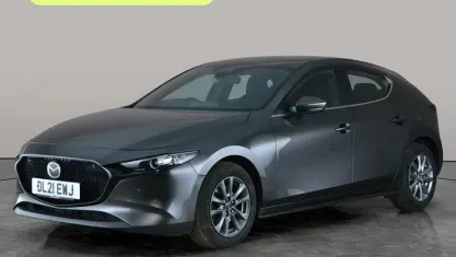 Usado Mazda 3 122 HP (89 kW) 2021 Cinzento Citadino