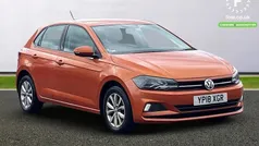 Orange Used 2018 VW Polo SE Hatchback | £9,799 (Fair price)