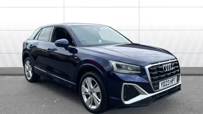Used Audi Q2 S-Line 150 HP (110 kW) 2023 Blue SUV