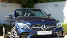 Blue Used 2019 Mercedes C300 AMG Line Premium Cabriolet | £20,995 (Fair price)