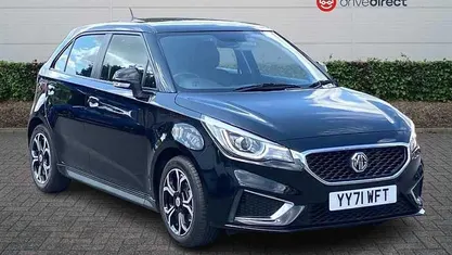 Metallic black pearl Used 2022 MG MG3 Exclusive Hatchback | £9,610 (Fair price)