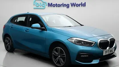 Used BMW 118 Sport Line 150 HP (110 kW) 2021 Blue Hatchback