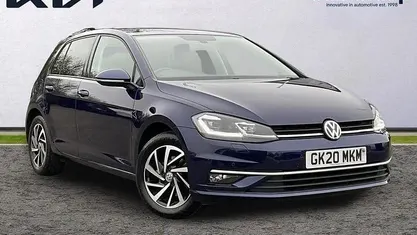 Used VW Golf VII Edition 150 HP (110 kW) 2020 Blue Hatchback