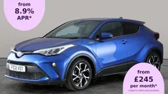 Blue Used 2021 Toyota C-HR Design SUV | £17,228 (Fair price)