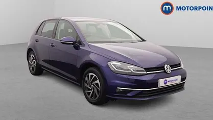 Used VW Golf VII Edition 150 HP (110 kW) 2019 Blue Hatchback