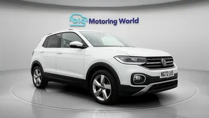 Used VW T-Cross SEL 110 HP (80 kW) 2022 White SUV