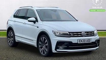 Used VW Tiguan R-line 150 HP (110 kW) 2020 White SUV