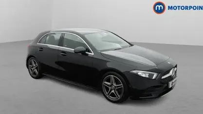 Used Mercedes A180 AMG line 136 HP (100 kW) 2019 Black Hatchback