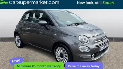 Used Fiat 500 Lounge 69 HP (50 kW) 2018 Grey Hatchback