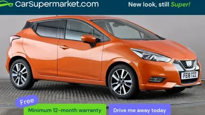 Usata Nissan Micra N-Connecta 90 CV (66 kW) 2018 Arancione Utilitaria