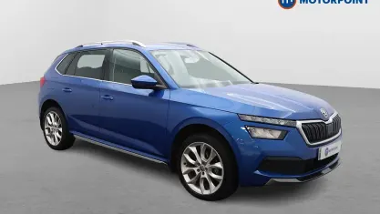 Used Skoda Kamiq SE L 95 HP (69 kW) 2020 Blue SUV