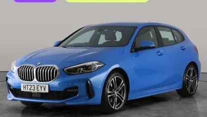 Used BMW 118 M Sport 136 HP (100 kW) 2023 Blue Hatchback