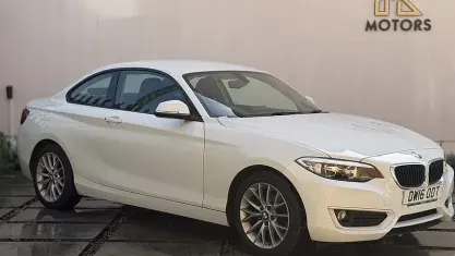 Used BMW 218 136 HP (100 kW) 2016 White Coupe