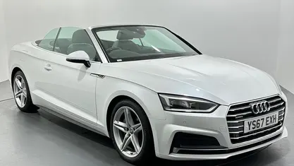White Used 2017 Audi A5 Cabriolet S-Line Cabriolet | £16,279 (Fair price)