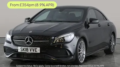 Black Used 2017 Mercedes CLA220 AMG line Sedan | £13,409 (Fair price)