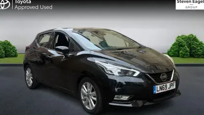 Used Nissan Micra Acenta 101 HP (74 kW) 2019 Black Hatchback
