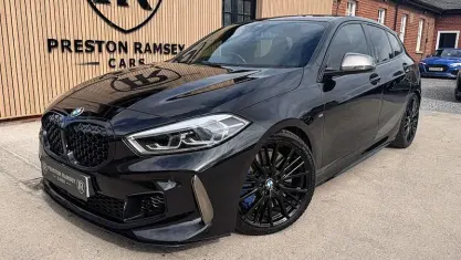 Used BMW M135 Comfort Edition 306 HP (225 kW) 2020 Black Hatchback