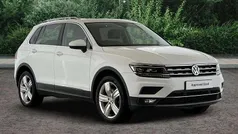 Pure white Used 2020 VW Tiguan SEL SUV | £22,990 (Fair price)