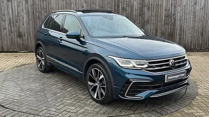 Blue Used 2023 VW Tiguan R-line SUV | £24,499 (Fair price)
