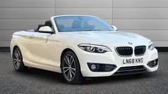 Alpine white Used 2018 BMW 218 Sport Line Cabriolet | £12,790 (Fair price)