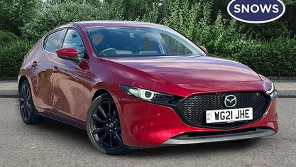 Usado Mazda 3 Inclusive 180 HP (132 kW) 2021 Vermelho Citadino