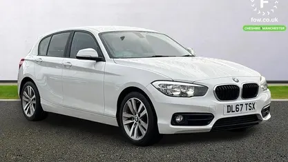 White Used 2017 BMW 118 Sport Line Hatchback | £12,199 (Good price)