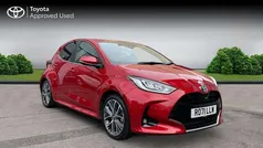 Red Used 2021 Toyota Yaris Hybrid Hatchback | £18,781 (Fair price)