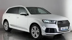 White Used 2017 Audi Q7 S-Line SUV | £21,900 (Fair price)