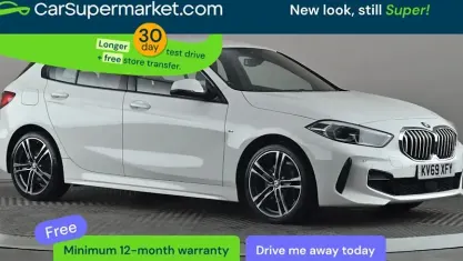 Usado BMW 118 M Sport 140 HP (102 kW) 2020 Branco Citadino