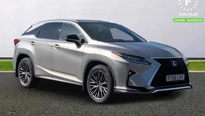 Used Lexus RX450h Sport Line 313 HP (230 kW) 2018 Silver SUV