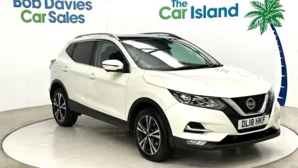 Used Nissan Qashqai N-Connecta 110 HP (80 kW) 2018 White SUV