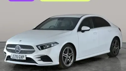 Używany Mercedes A180 AMG line 116 KM (85 kW) 2020 Biały Sedan/Limuzyna
